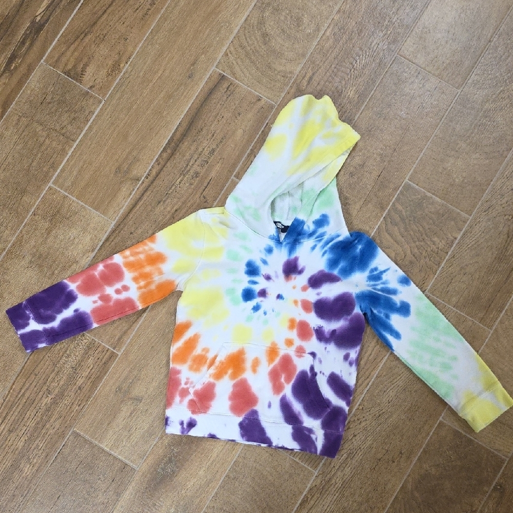 Colorful Tie-Dye Kids Hoodie